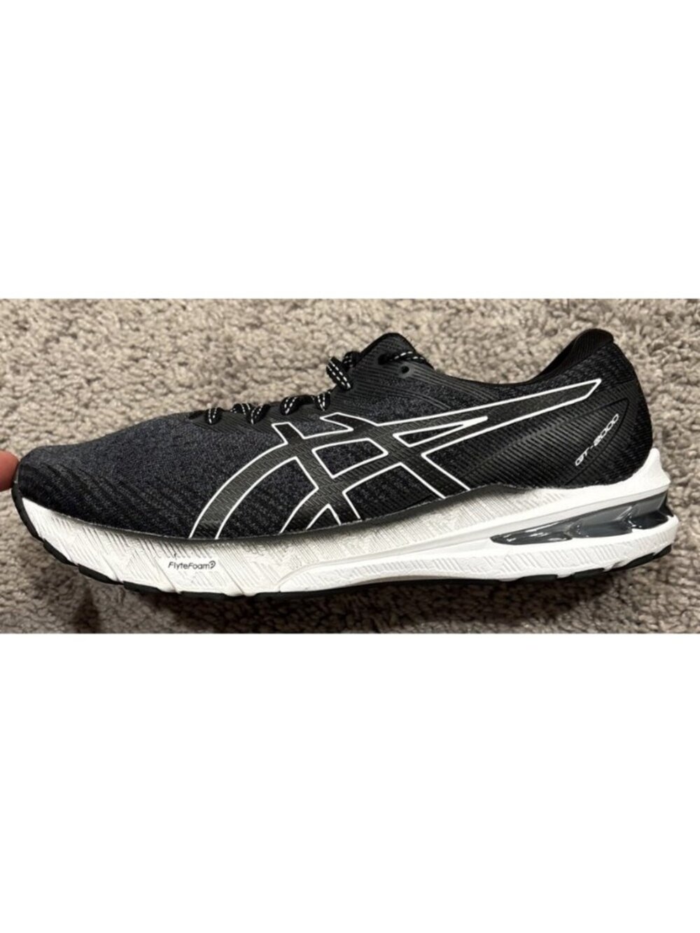 Asics GT 2000 10 Women's Size 8.5 Shoes Black White Running Sneakers 1012B045